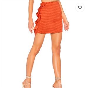 NBD Leo Smocked Skirt